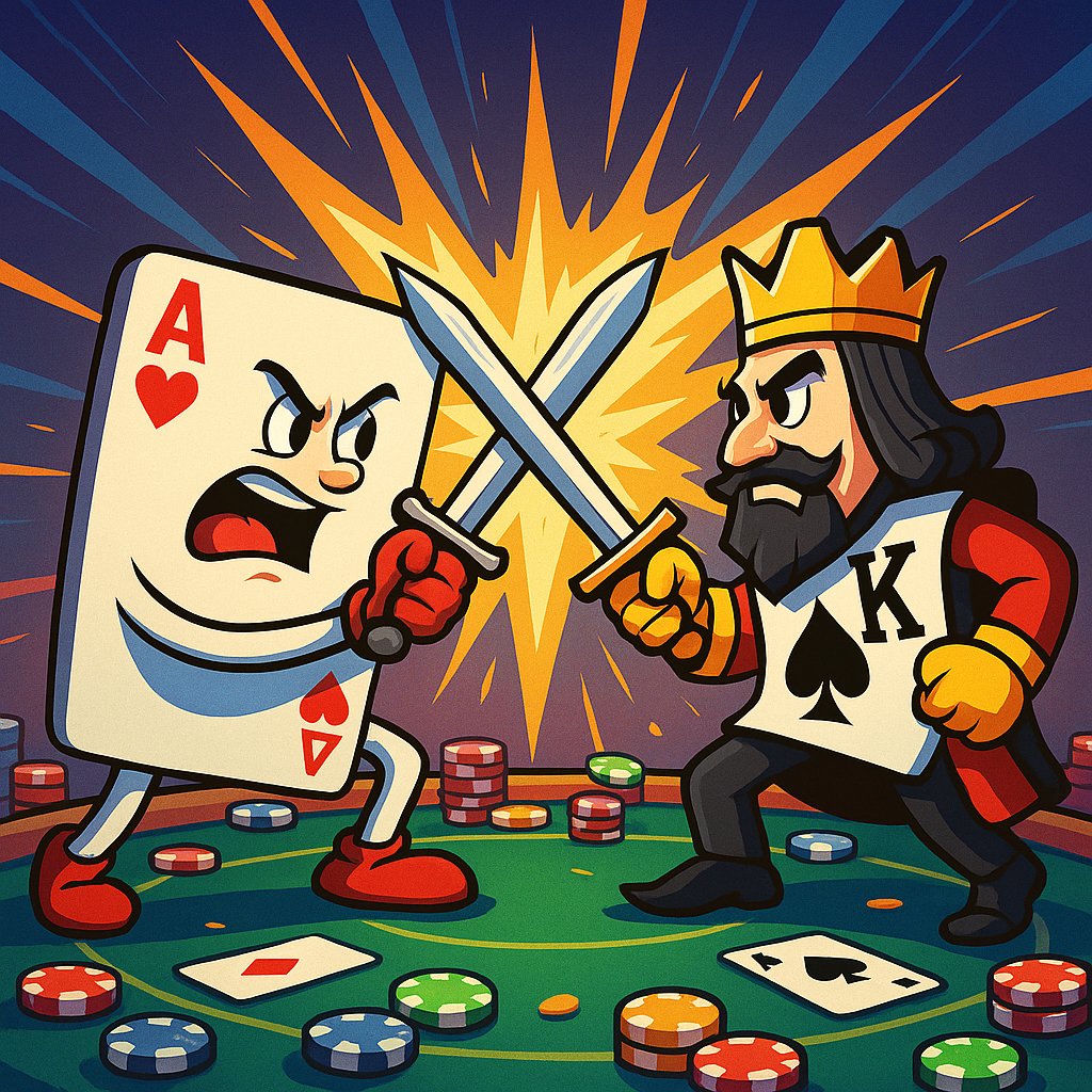 Meja Three Card Poker live dengan dealer profesional di studio kasino bahantoto